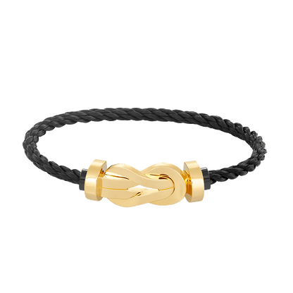 [Elitejewels]チャンス ラージ 8 フィギュア バックル ダイヤモンドなし ブレスレット ゴールド