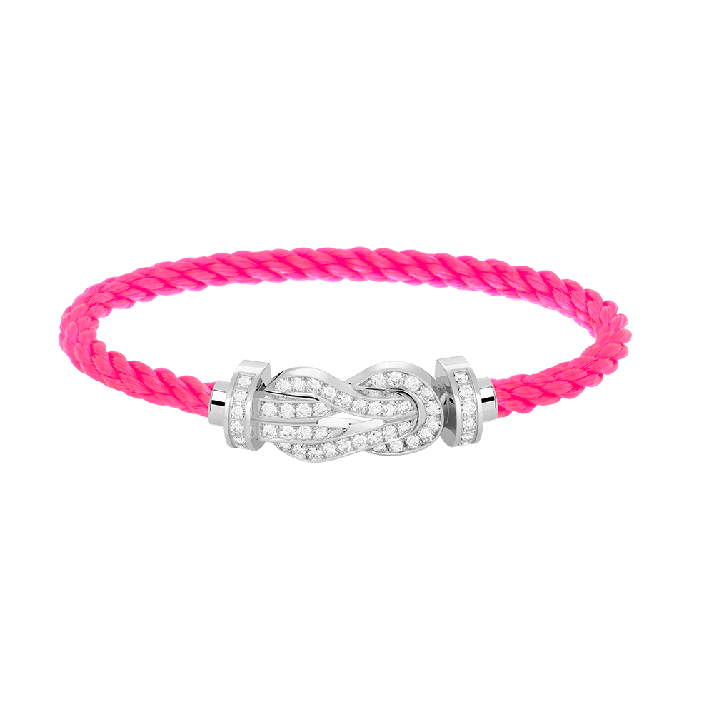 [Elitejewels]Chance großes Armband mit 8-stelliger Schnalle und Diamanten in Silber