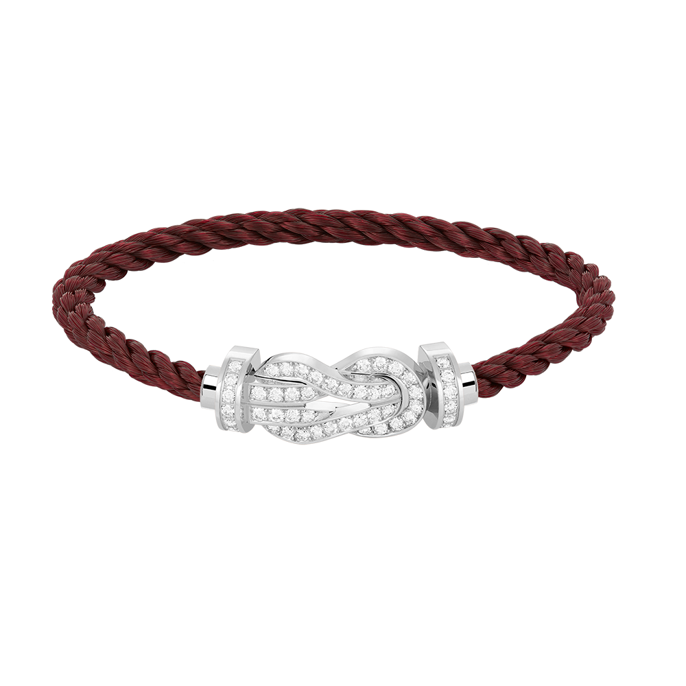 [Elitejewels]Chance großes Armband mit 8-stelliger Schnalle und Diamanten in Silber