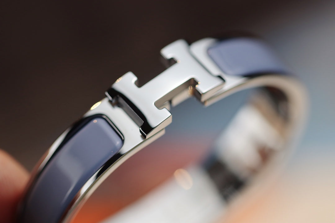 [Elitejewels]Hブレスレット 12MM ブルーグレー