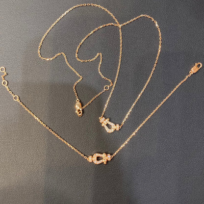 [Elitejewels]FORCE 10 DIAMANT ROSGOLD HALSKETTE MINIMODELL