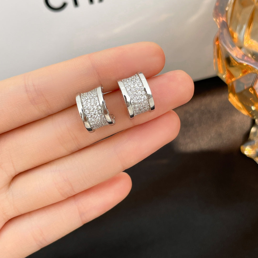 [Elitejewels]ZERO 1 OHRRINGE MIT DIAMANTEN