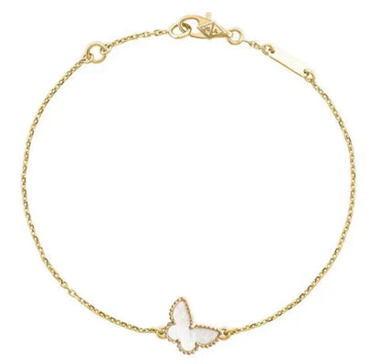 [Elitejewels]バタフライ ダークモップ バタフライ ブレスレット