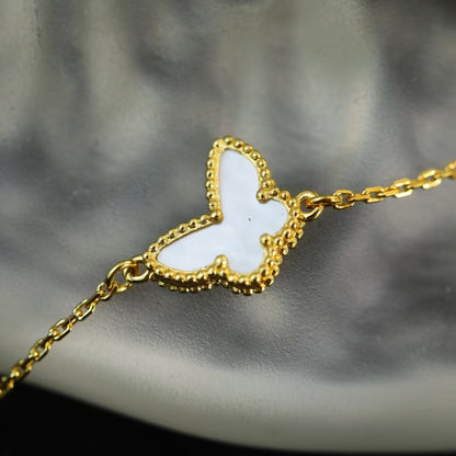[Elitejewels]バタフライ ダークモップ バタフライ ブレスレット