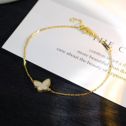 [Elitejewels]バタフライ ダークモップ バタフライ ブレスレット