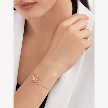 [Elitejewels]ZERO 1 ARMBAND AUS WEICHEM ROSAGOLD