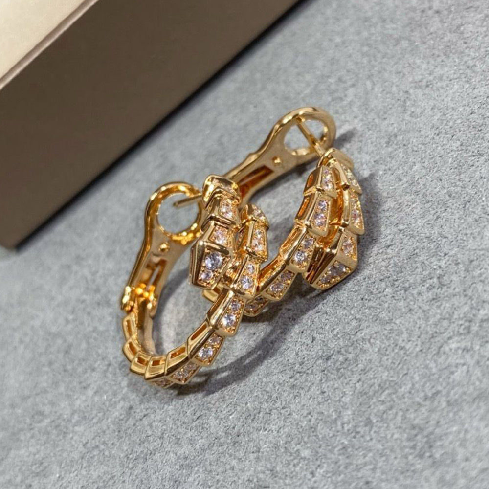 [Elitejewels]SERPENTI OHRRINGE DIAMANT