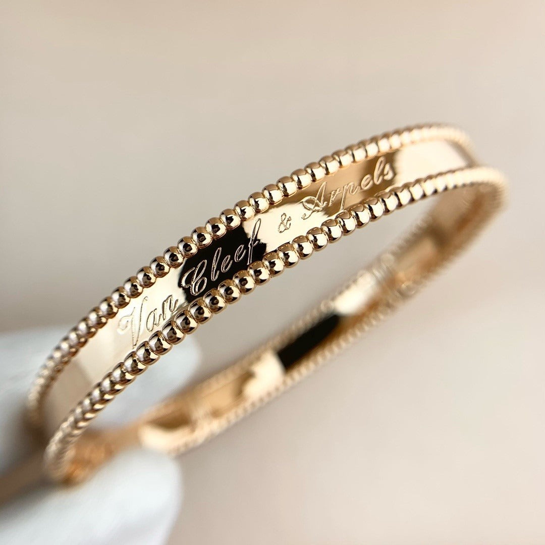 [Elitejewels]CLOVER BRACELET ENGRAVING SERIES