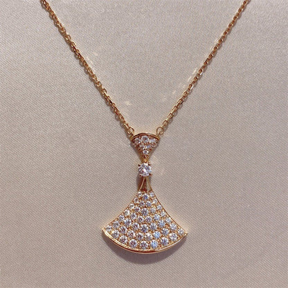 [Elitejewels] TRAUM HALSKETTE ROSGOLD VOLLER DIAMANT