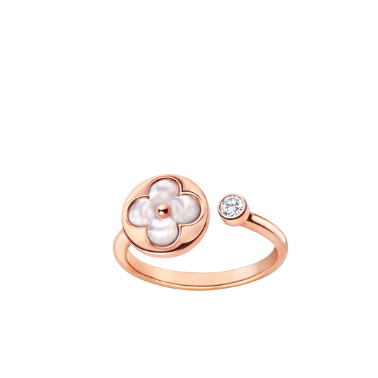 [Elitejewels] SONNE 1 DIAMANT ROSA MOP RING