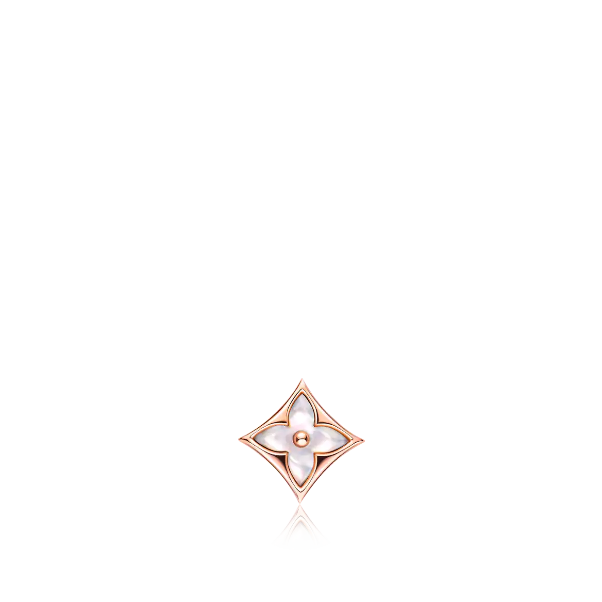 [Elitejewels]スターモップピンクゴールドイヤリング