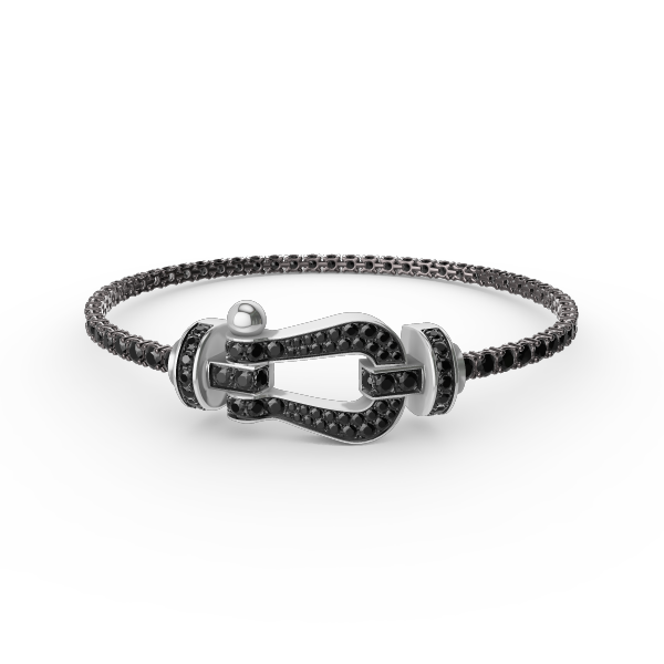 [Elitejewels]FORCE ラージホースシュー フルダイヤモンド テニスブレスレット
